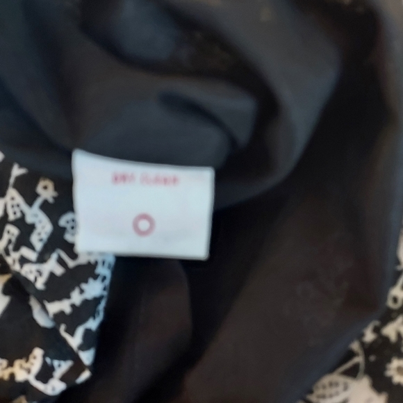 Nine West Nine & Co. Black & White Cotton Eyelet A-line Skirt w Side Zip. - Picture 7 of 13